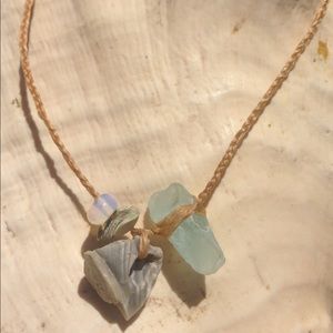 Seashell boho necklace